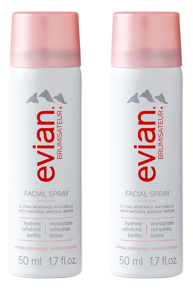 Evian® Mini Facial Water Spray Duo, Main, color, NO COLOR