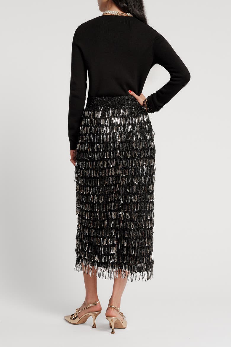 Shimmy Skirt, Alternate, color, Black