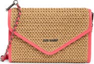 Steve Madden Glow Straw Crossbody Bag