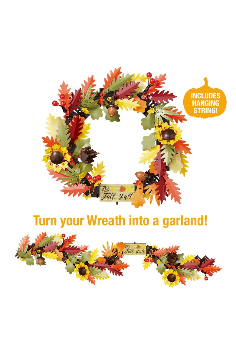 Fall Harvest Harvest Wreath 2in1 Building Set, Alternate, color, Red