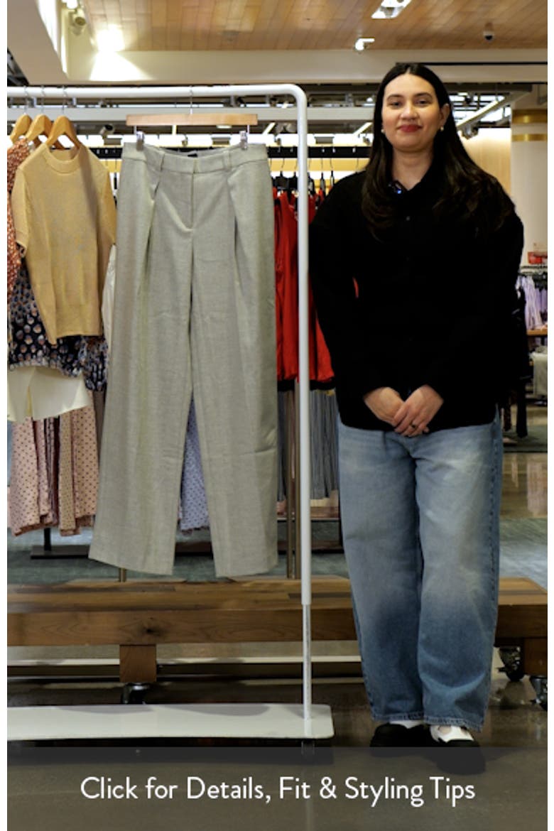 Taflong Pleated Wide Leg Pants video