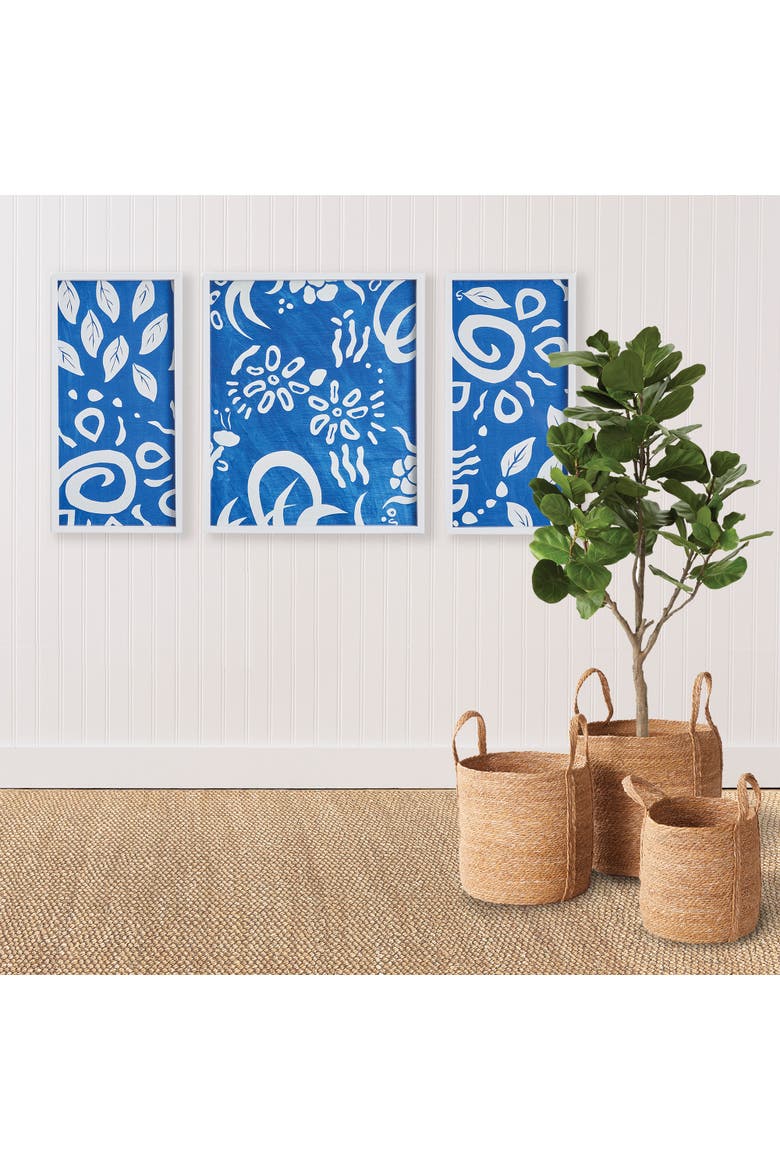 Summer Party Prints Set of 3, Alternate, color, Blue