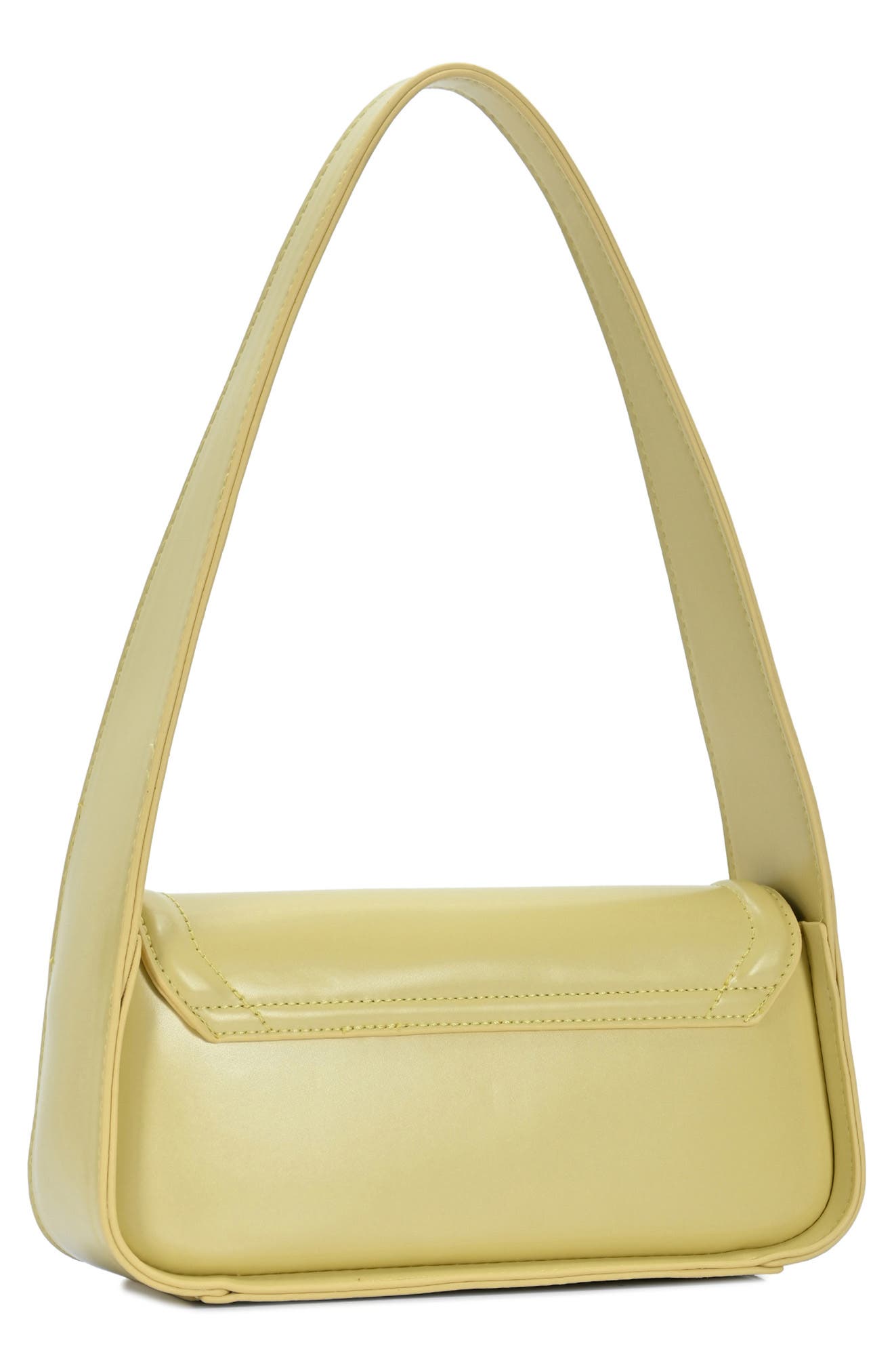 Rachel Zoe Turn Lock Baguette, Alternate, color, Yellow