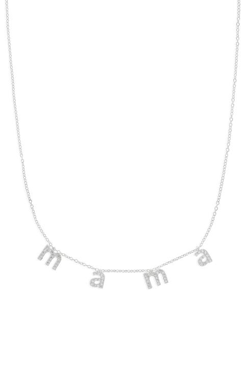 Lowercase Mama Necklace