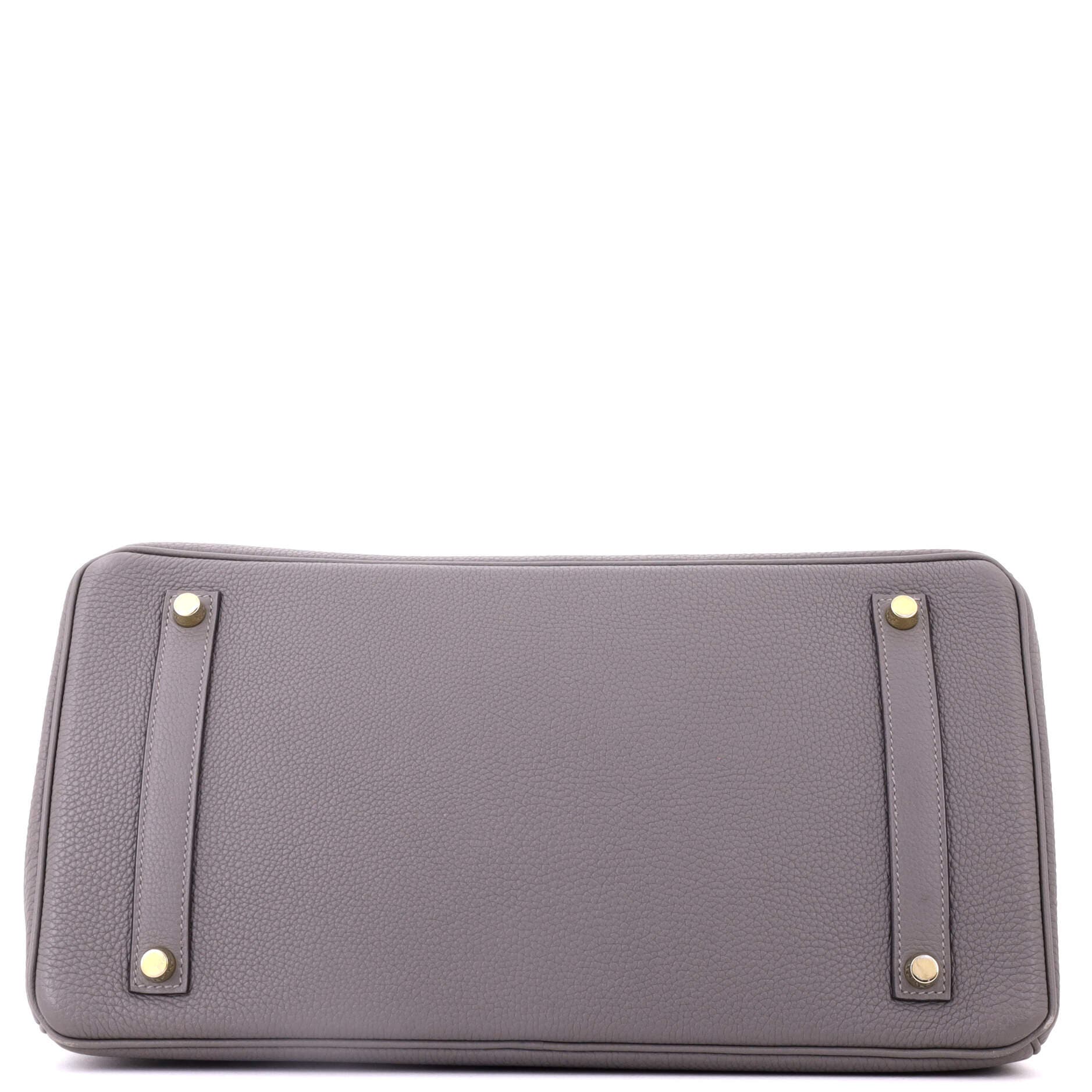 Birkin Handbag Grey Togo with Gold Hardware 35, Alternate, color, Grey