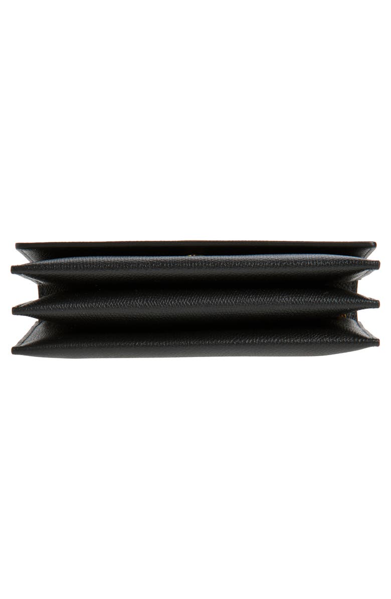 Valentino Garavani VLOGO Signature Leather Wallet on a Chain, Alternate, color, Nero