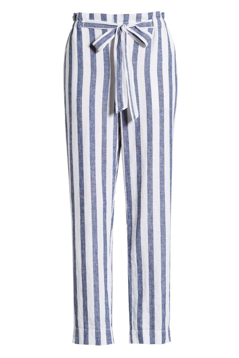 Giavanna Stripe Beach Pants, Alternate, color, MINUIT