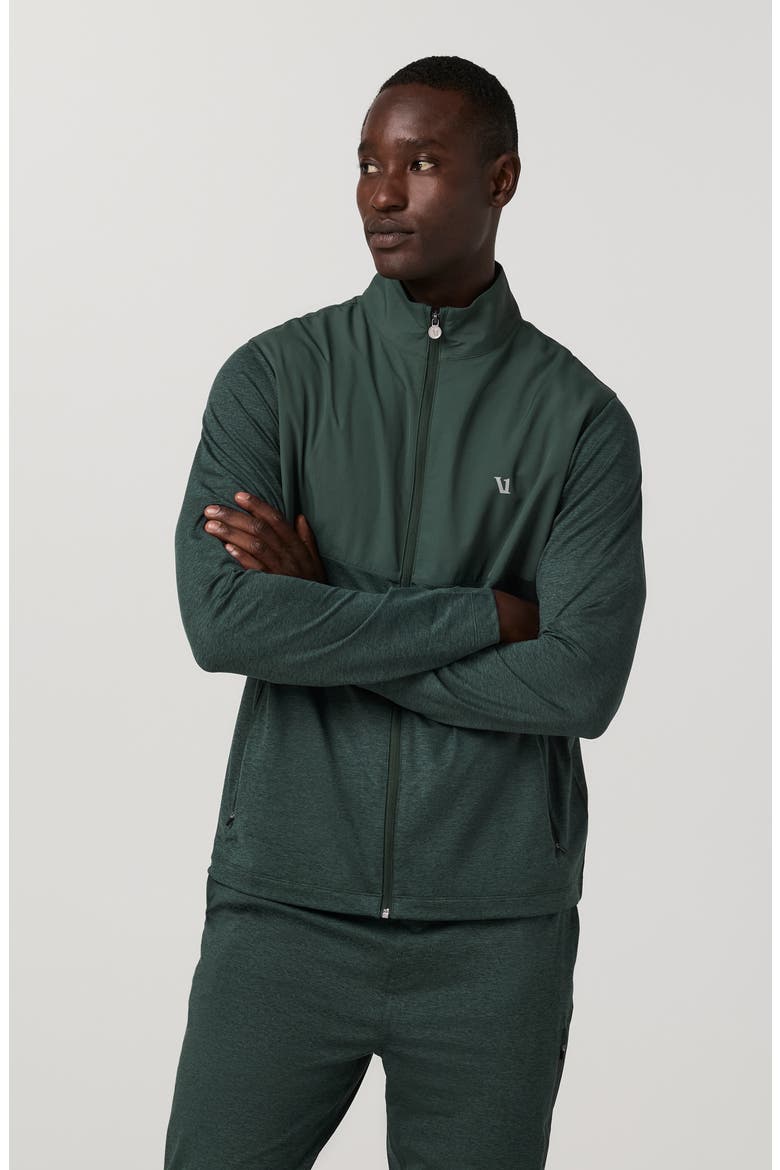 Sunday Element Track Jacket, Alternate, color, HEMLOCK HEATHER