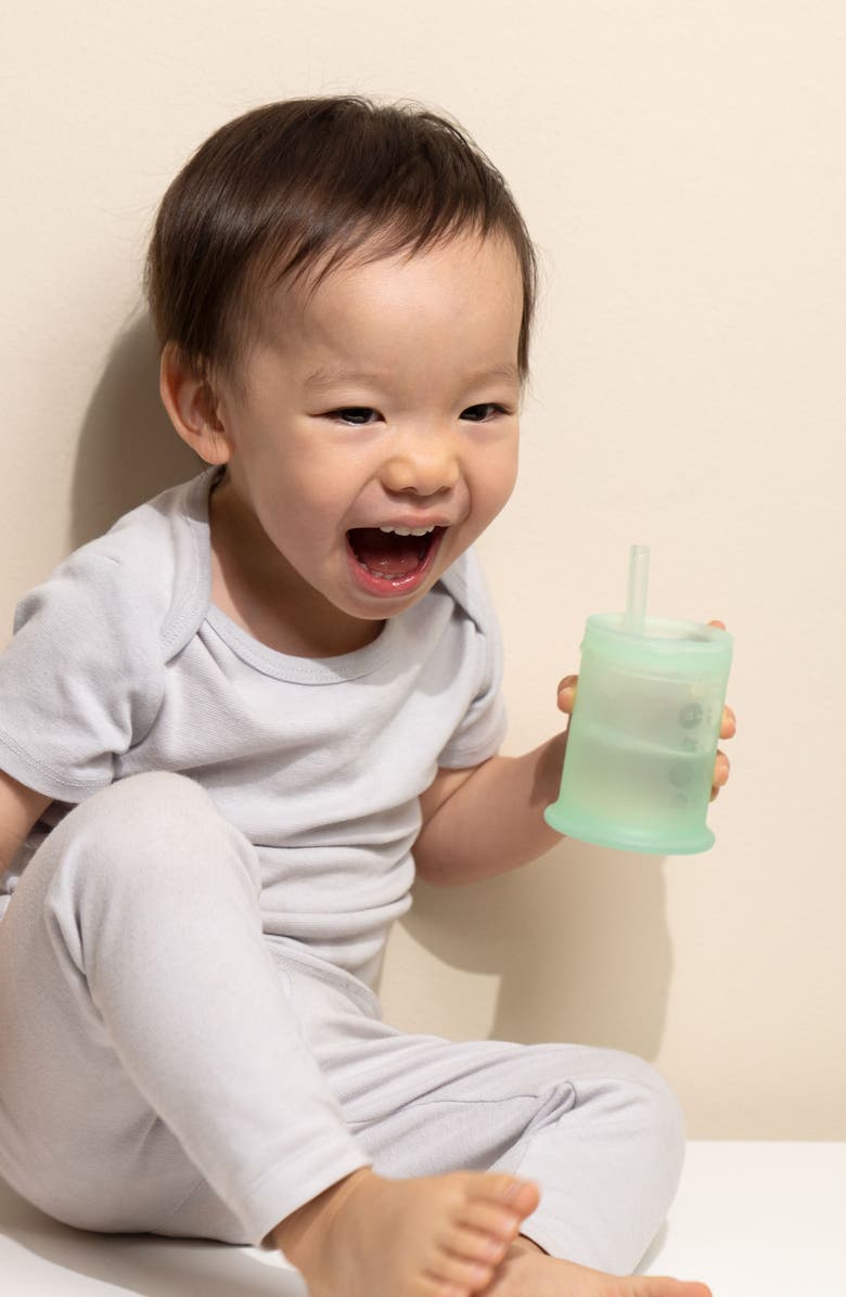 Olababy 4-Pack Easy Sipping Straw Cups, Alternate, color, Coral/ Lilac