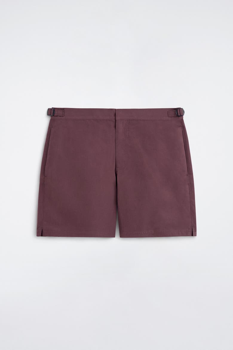 Tailored Swim Shorts, Alternate, color, BURGUNDY
