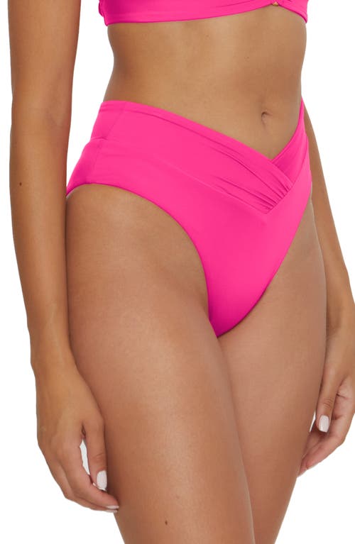 Becca Color Code High Waist Bikini Bottoms In Cosmopolitan