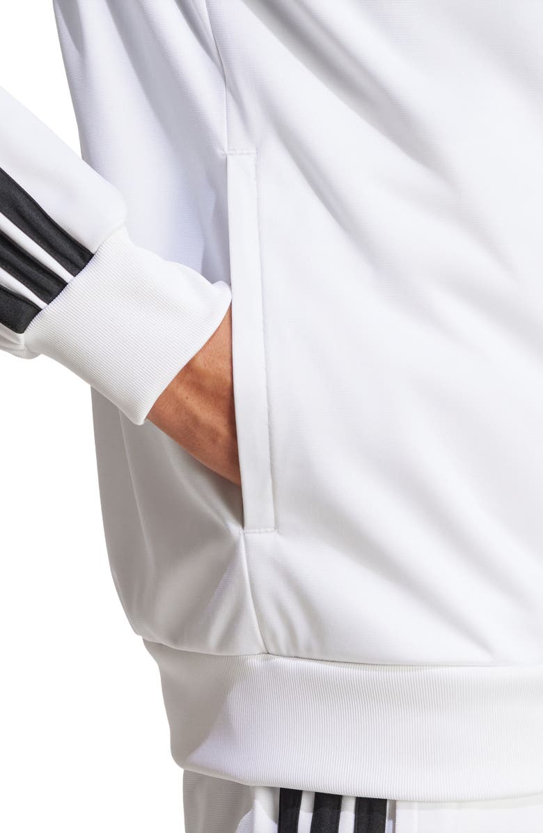 adidas 3-Stripe Training Track Jacket, Alternate, color, White