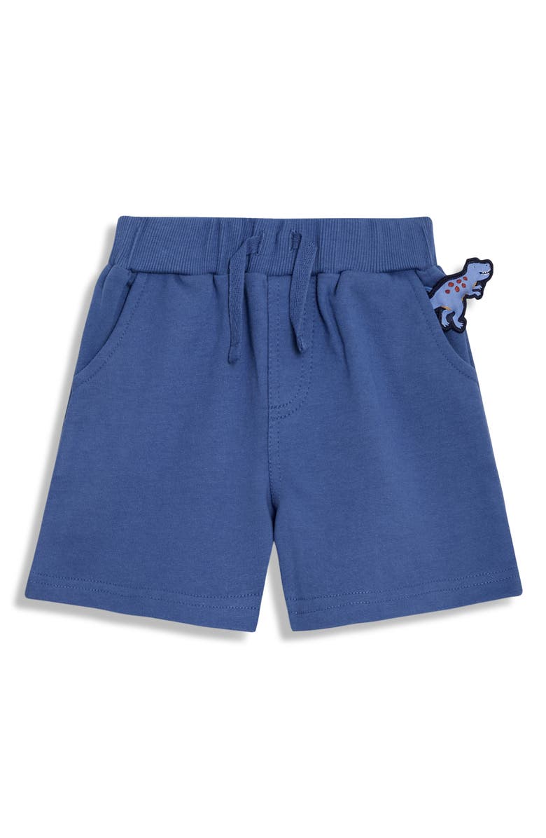 JOJO MAMAN BEBE Dino Scene Cotton T-Shirt & Shorts Set, Alternate, color, Blue