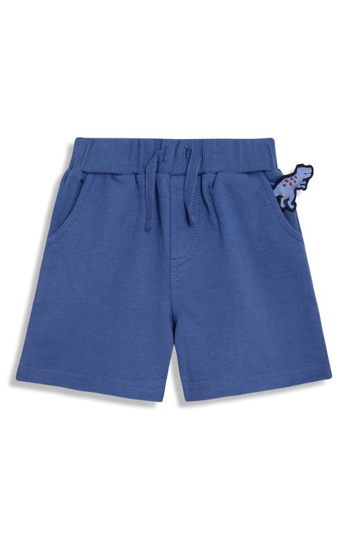 Jojo Maman Bébé Jojo Maman Bebe Dino Scene Cotton T-shirt & Shorts Set In Blue