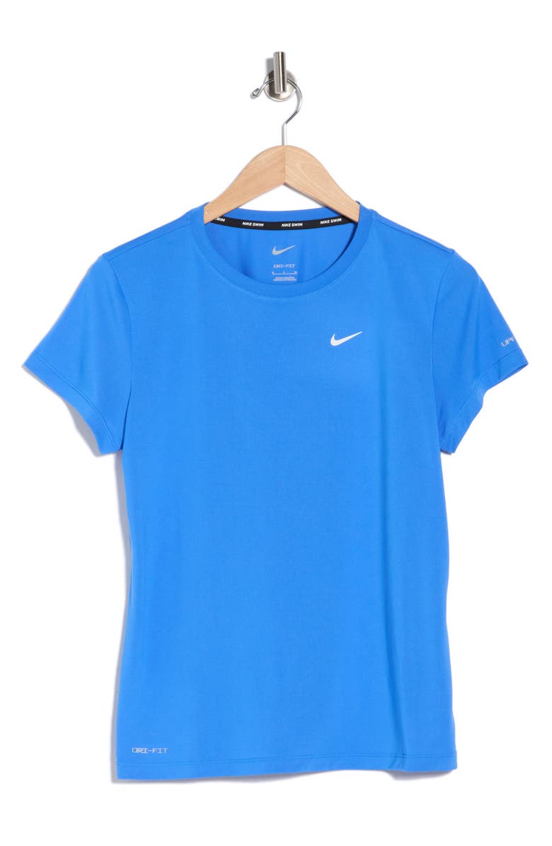 Nike Short Sleeve Hydro T-Shirt, Main, color, Blue Crystal
