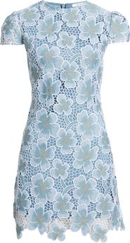 ZOE AND CLAIRE Floral Lace Cap Sleeve Dress