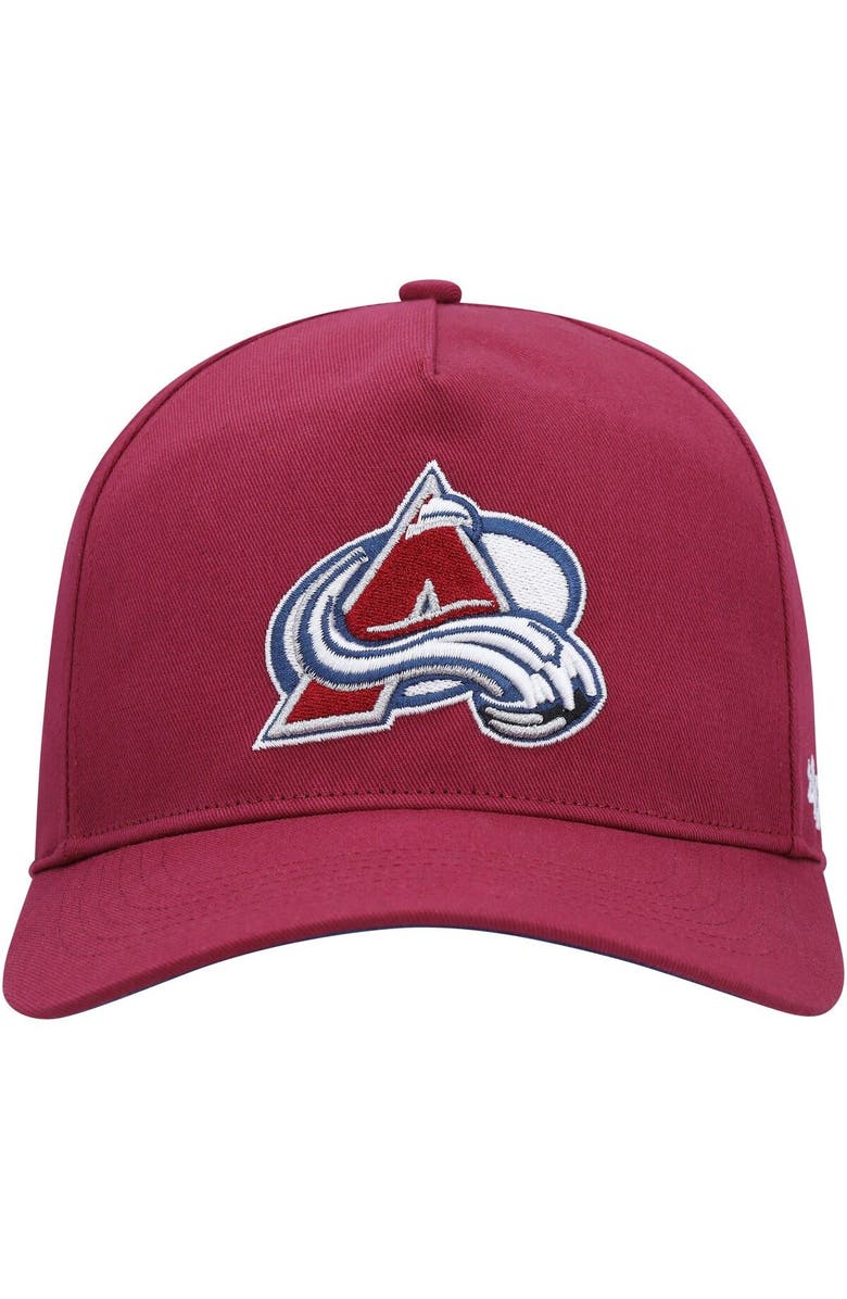 '47 Men's '47 Burgundy Colorado Avalanche Primary Hitch Snapback Hat, Alternate, color, Burgundy
