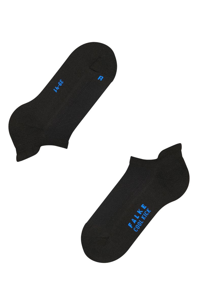 Falke Cool Kick Performance Sneaker Socks, Alternate, color, Black