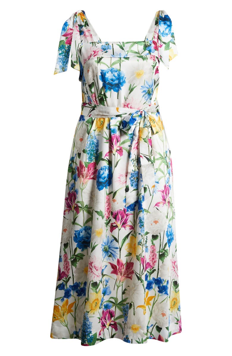 Anne Klein Floral Print Sundress, Alternate, color, 