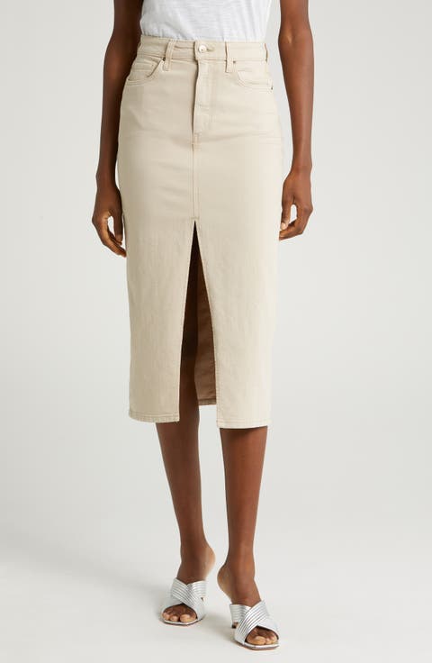 Angela Denim Midi Skirt