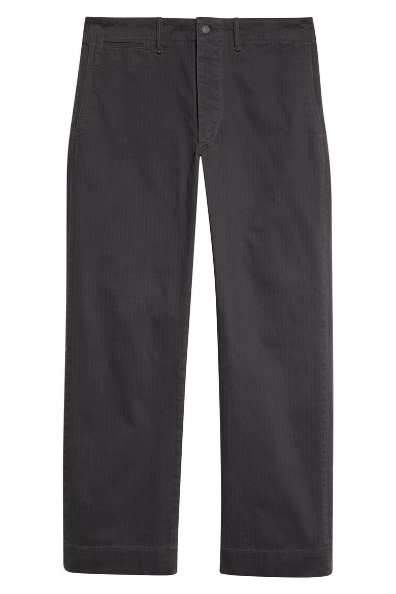 Cotton Herringbone Twill Field Pants, Main, color, WASHED BLACK