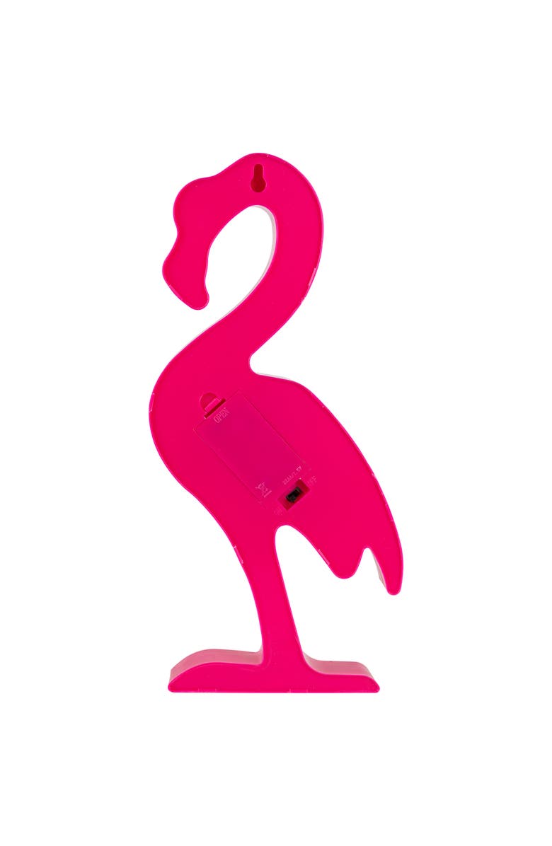 Northlight LED Lighted Flamingo Marquee Wall Art - 11.75" - Pink, Alternate, color, Pink