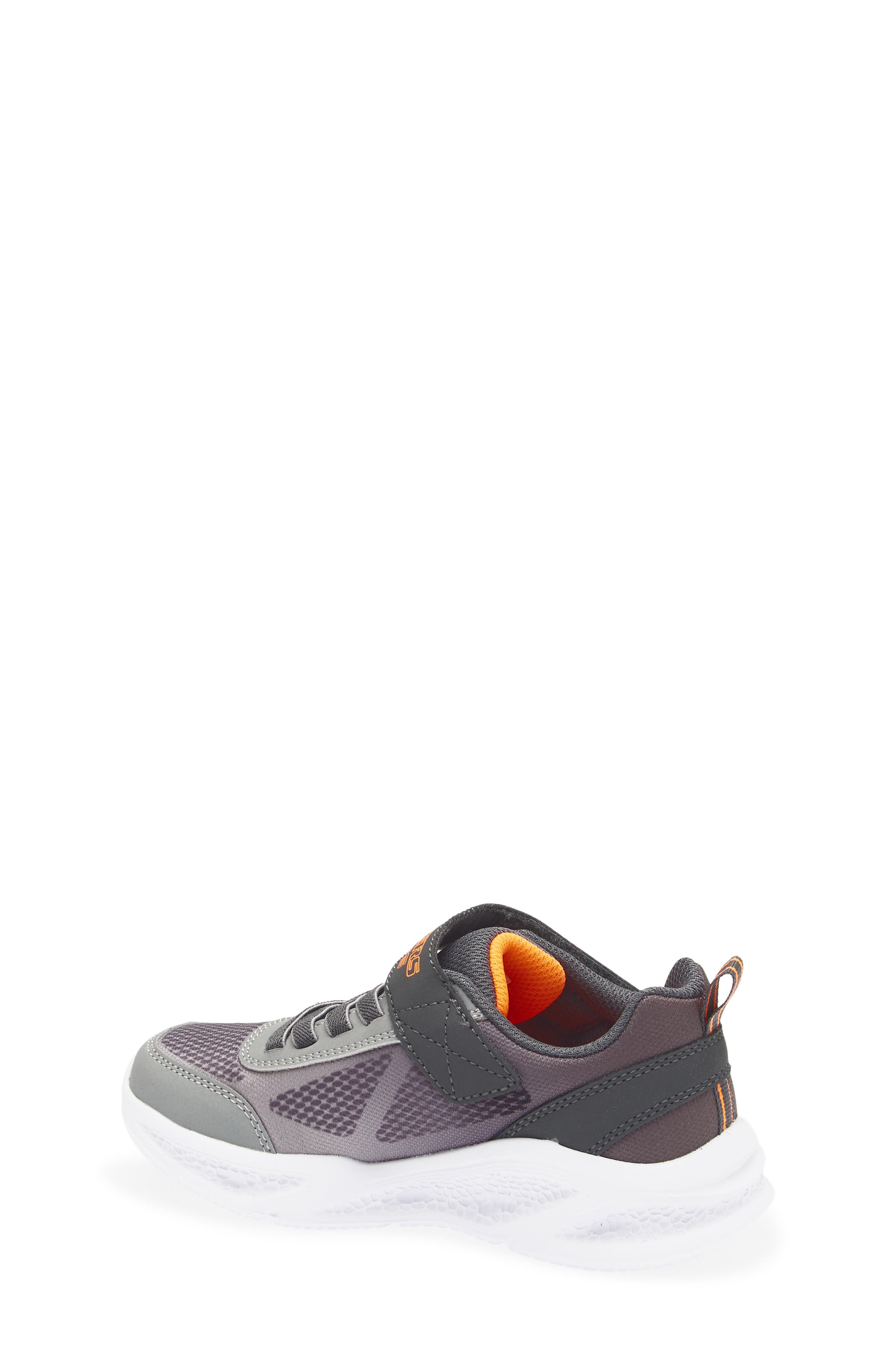 SKECHERS Kids' S-Lights<sup>®</sup>: Meteor-Lights Krendox Light-Up Sneaker, Alternate, color, Charcoal