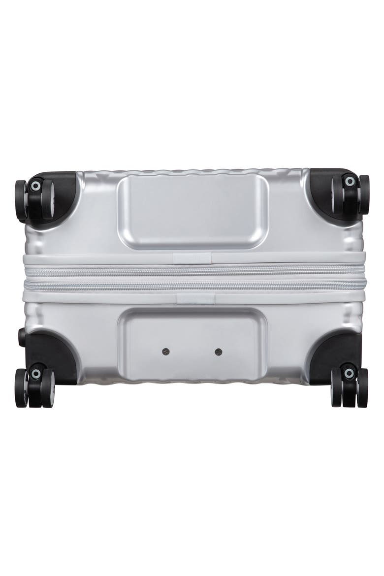Glitzy 27-Inch Hardside Spinner Suitcase, Alternate, color, METALLIC MICROCHIP