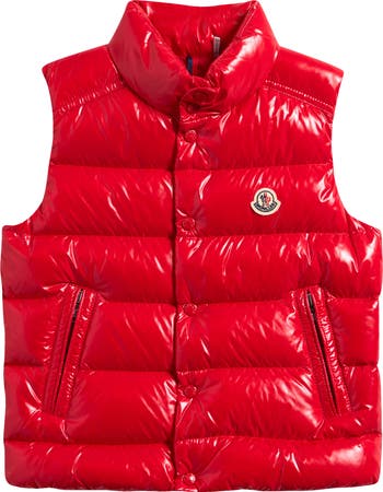 その他 MONCLER kids vest Moncler Enfant logo-patch Quilted Vest | Blue | FARFETCH PL