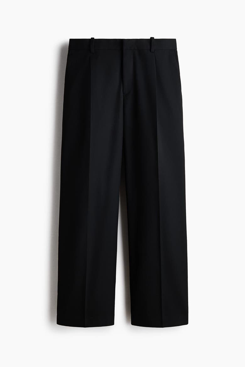 Loose-fit Tailored Pants, Alternate, color, Black