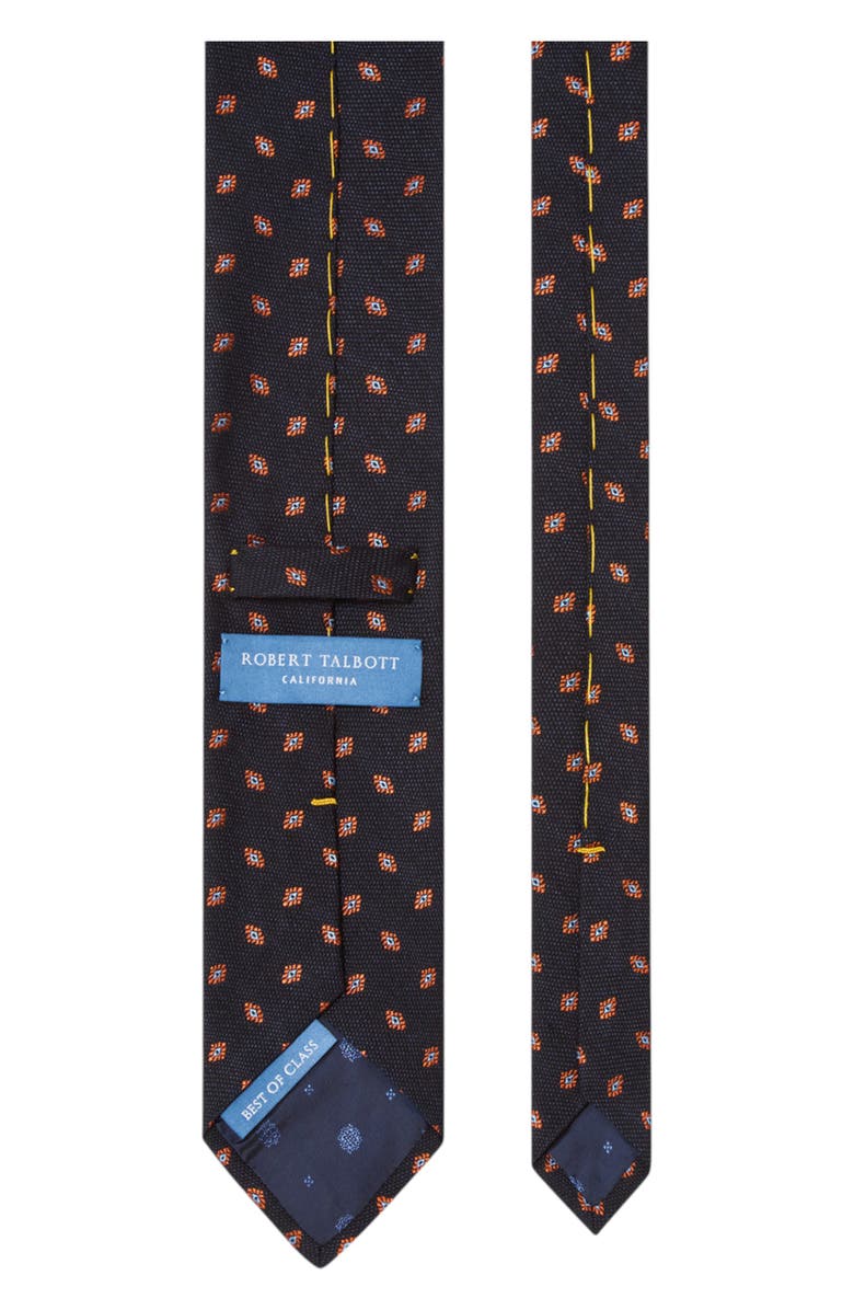 Robert Talbott Robert Geo Neat Best of Class Necktie, Alternate, color, Navy