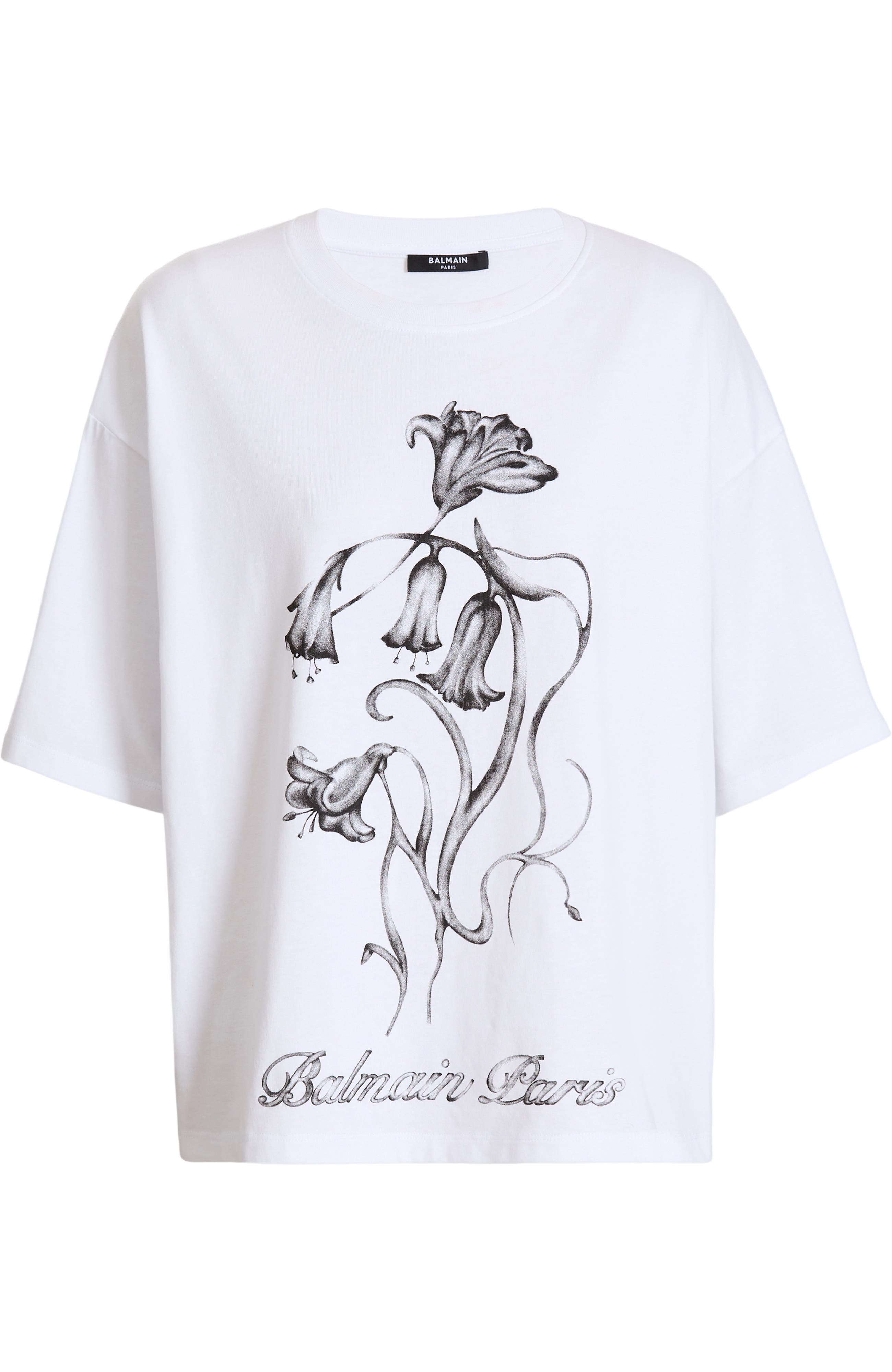 Balmain Printed Balmain Flower T-shirt (Women) | Nordstrom