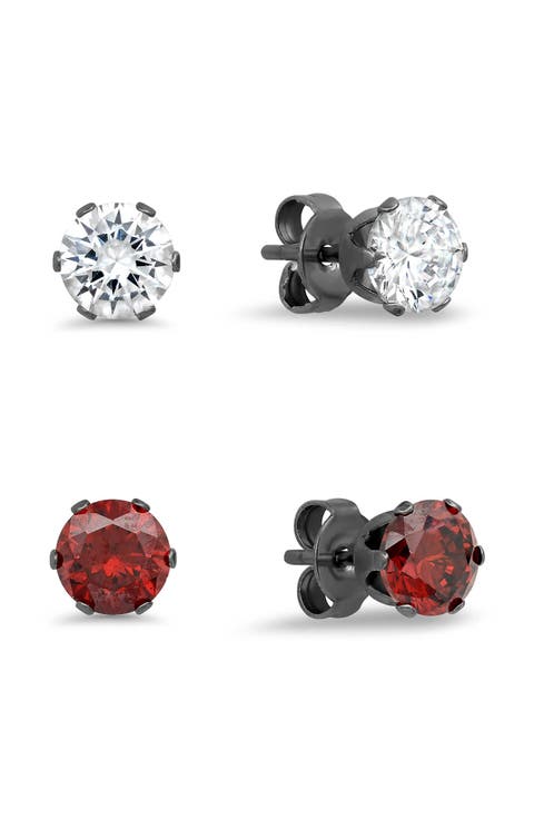 Set of 2 Assorted Stud Earrings