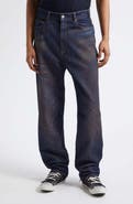 MM6 Maison Margiela Relaxed Fit Five-Pocket Straight Leg Jeans