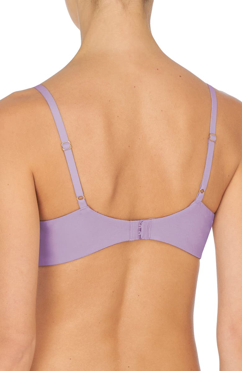 Natori Calm Lace Underwire Demi Bra, Alternate, color, Lily Lavender