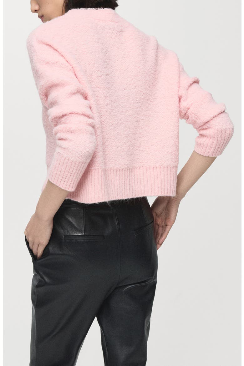 Boxy Crewneck Sweater, Alternate, color, PALE PINK