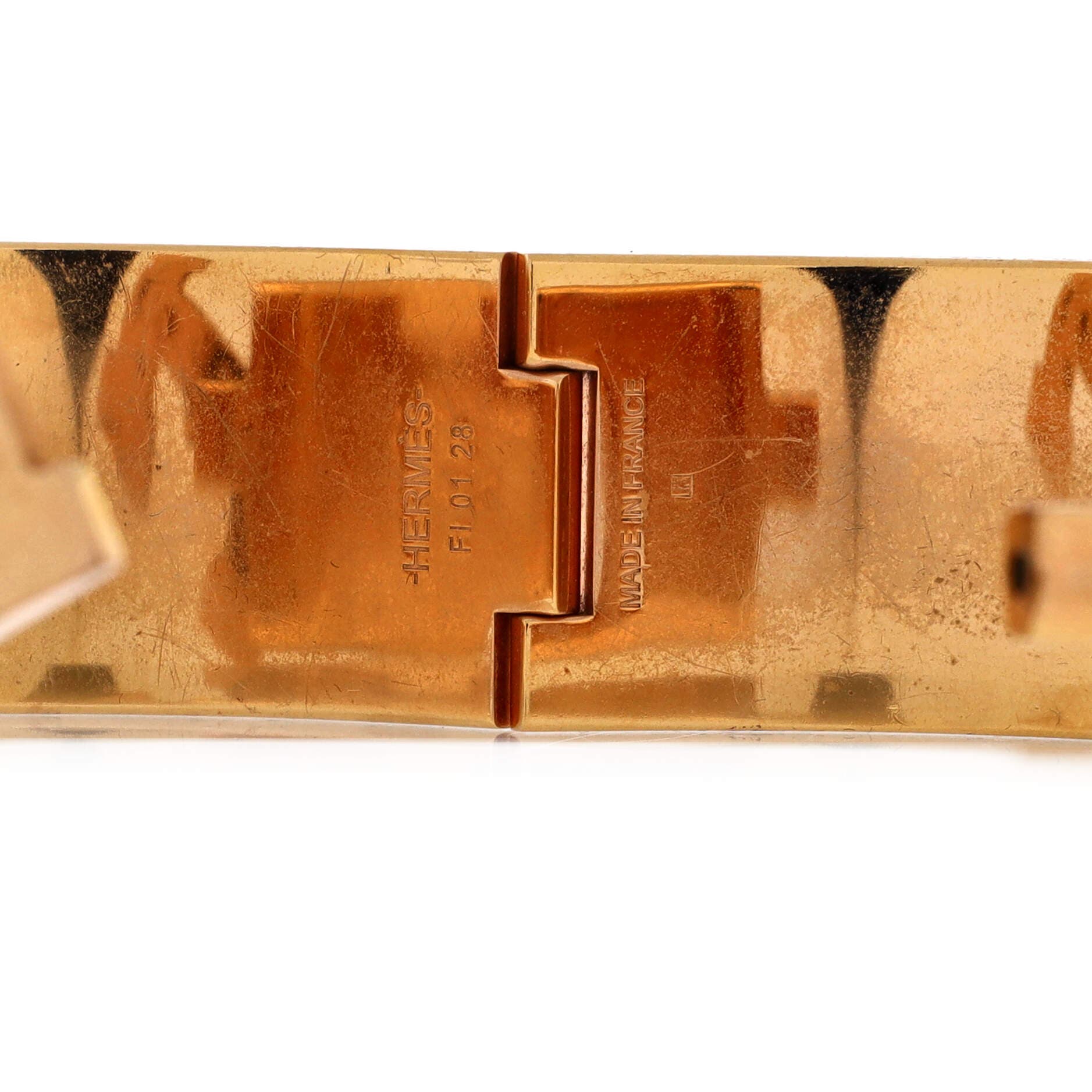 Clic H Bracelet Enamel Wide, Alternate, color, Black