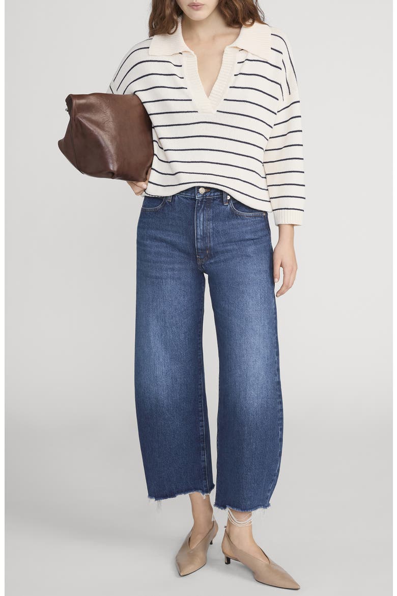Bowed Raw Hem Straight Leg Jeans, Alternate, color, ACUMEN NEW FRAY