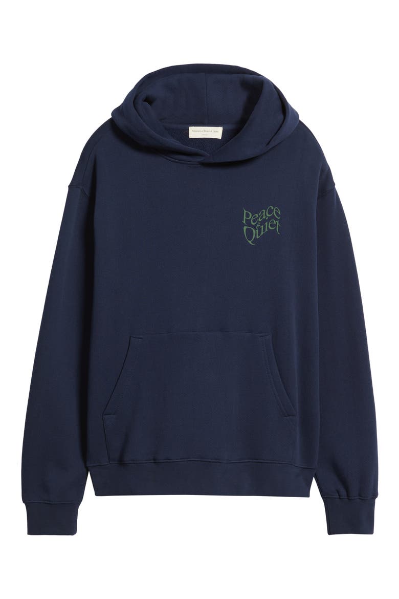 Warped Graphic Hoodie, Alternate, color, NAVY