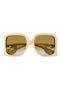 58mm Gradient Square Sunglasses