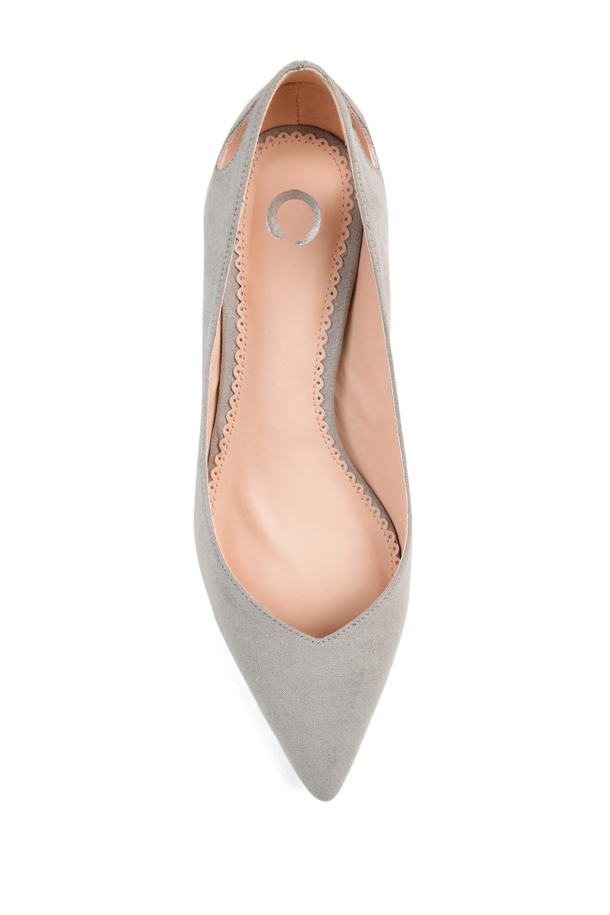 Journee Collection JOURNEE Goldie Kitten Heel Pump, Alternate, color, Grey