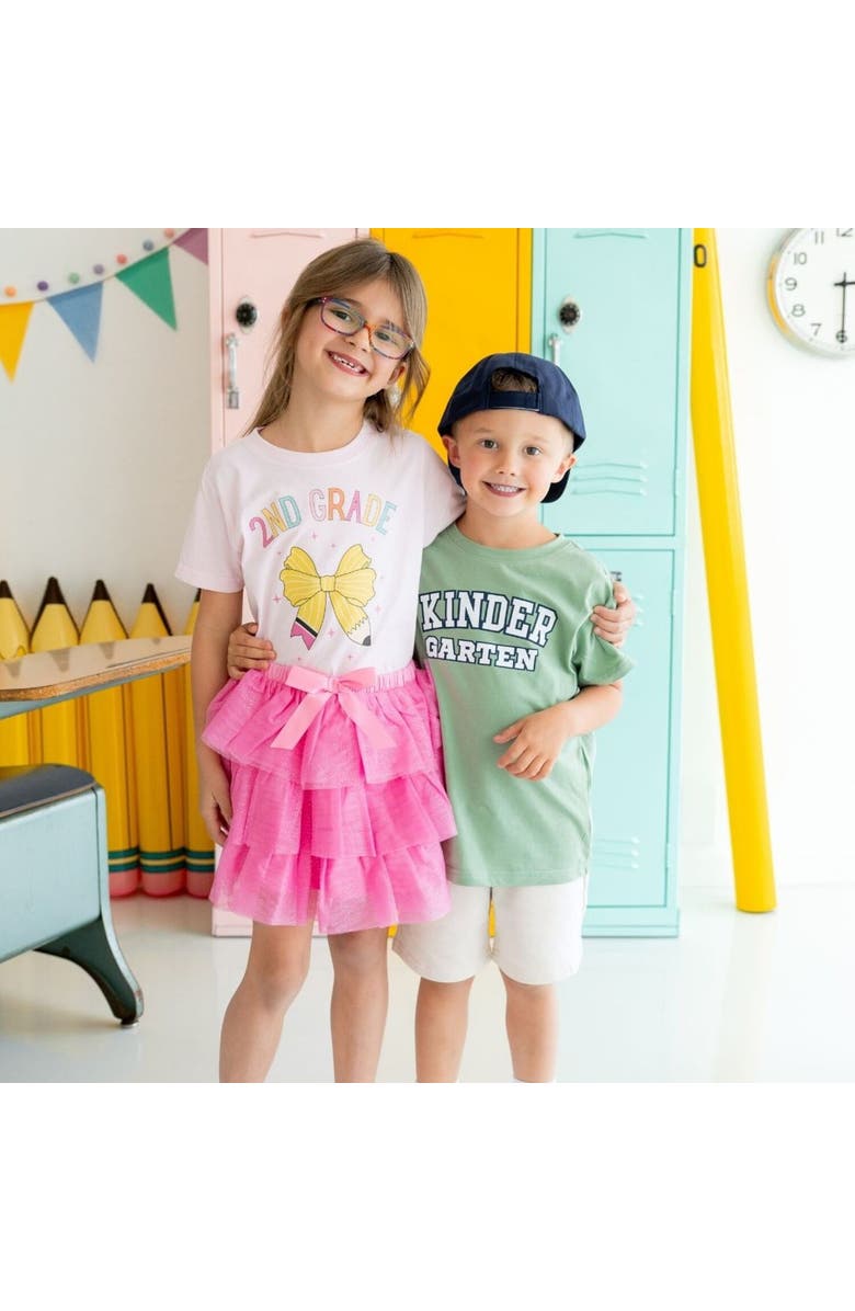 Sweet Wink Second Grade Pencil Bow Short Sleeve T-Shirt, Alternate, color,