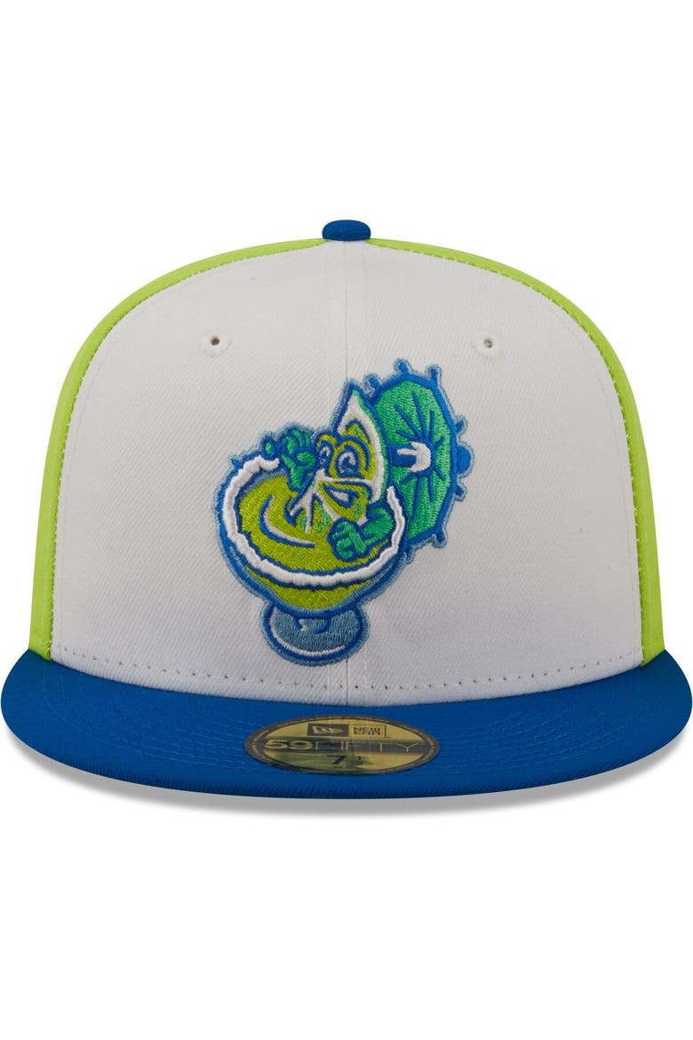 Men's New Era White/Blue Margaritas de El Paso Copa De La Diversion 59FIFTY Fitted Hat, Alternate, color, White
