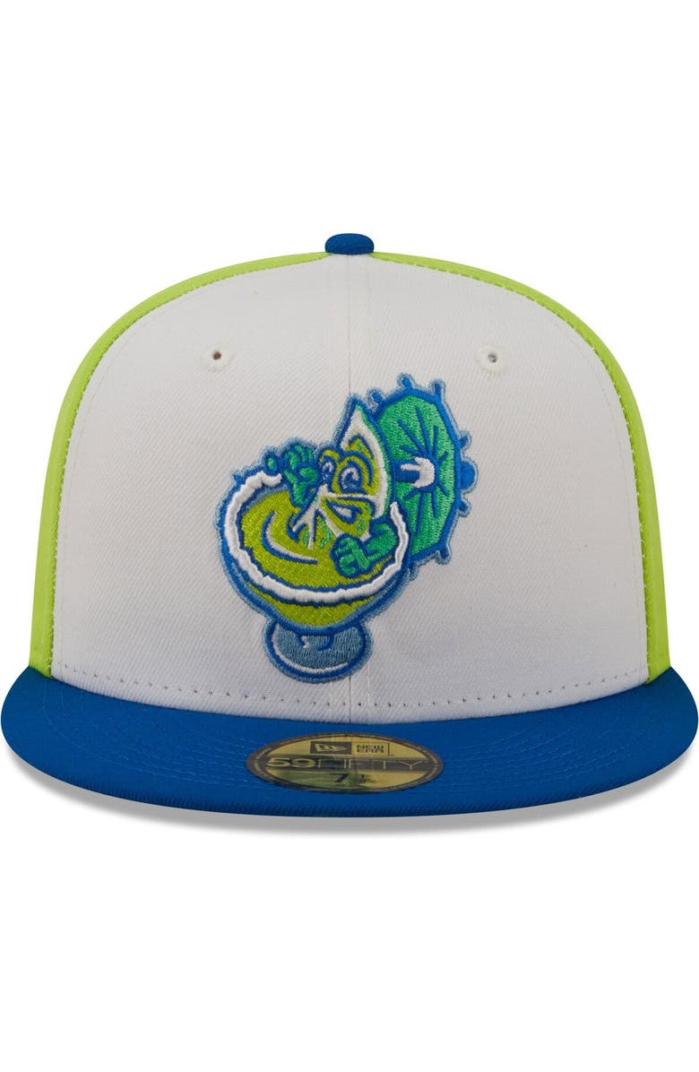 New Era Men's New Era White/Blue Margaritas de El Paso Copa De La Diversion 59FIFTY Fitted Hat, Alternate, color,