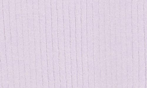 Good American Terry Ribbed Maxi Skirt In Purple