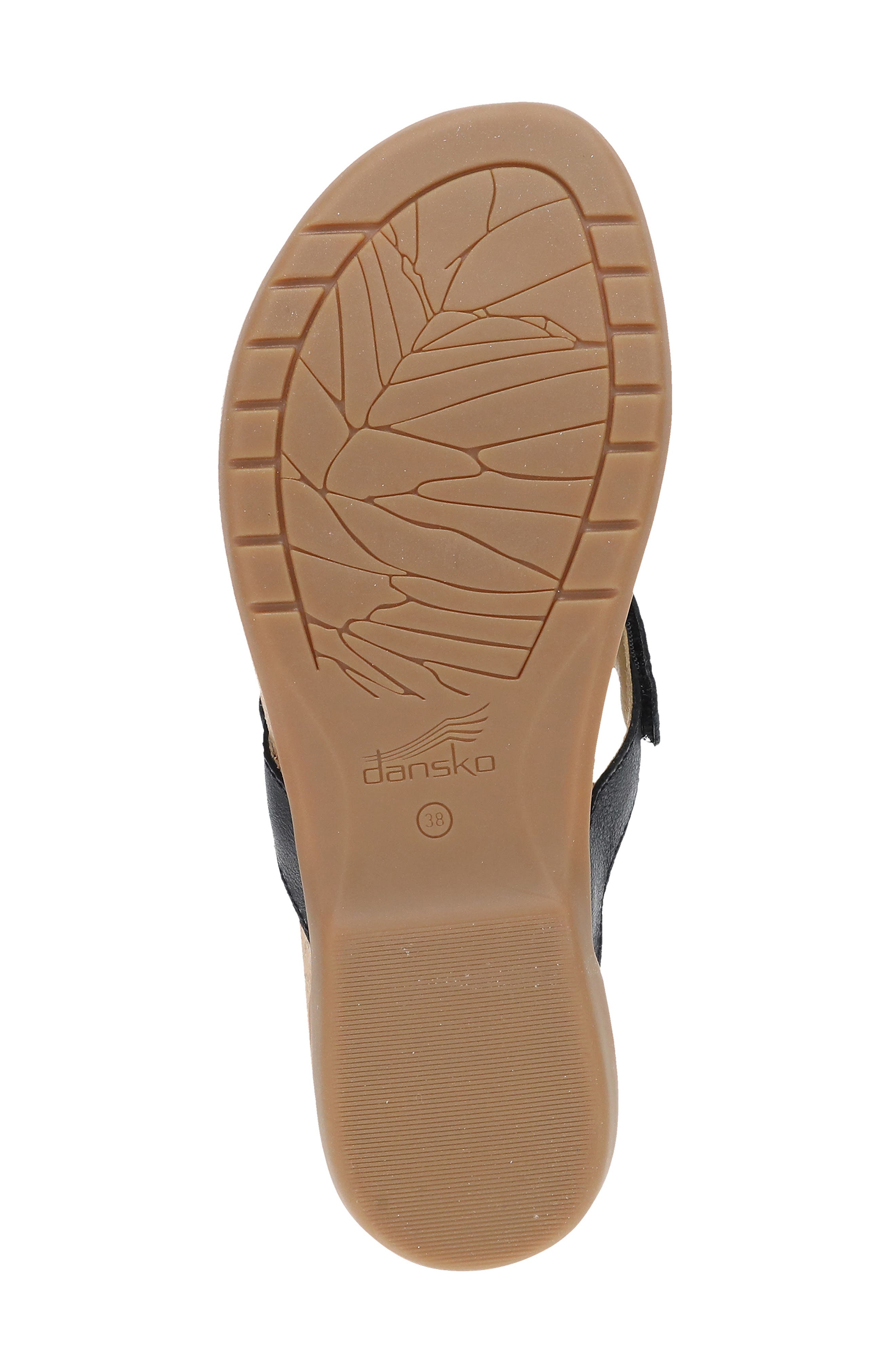 Dansko Rosalia Flip Flop, Alternate, color, Black