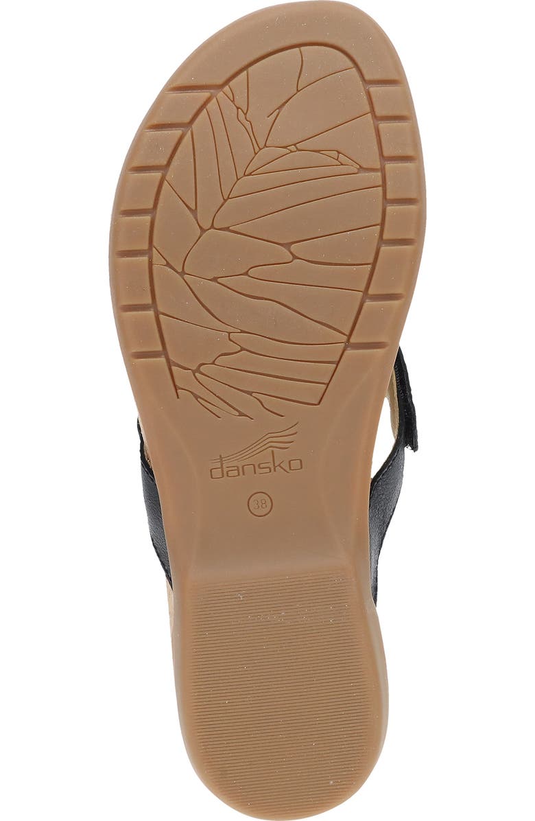 Dansko Rosalia Flip Flop, Alternate, color, Black