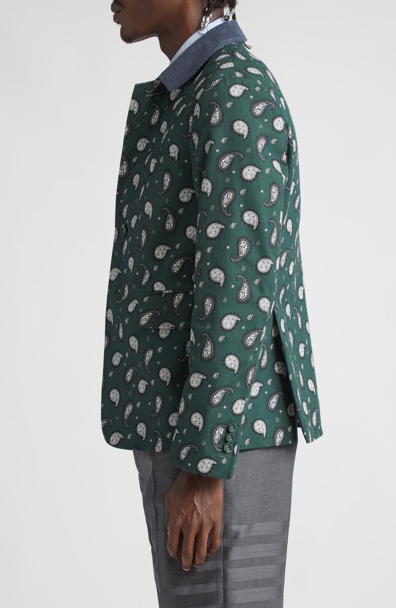 Thom Browne Cotton Corduroy Cutaway Sport Coat, Alternate, color,