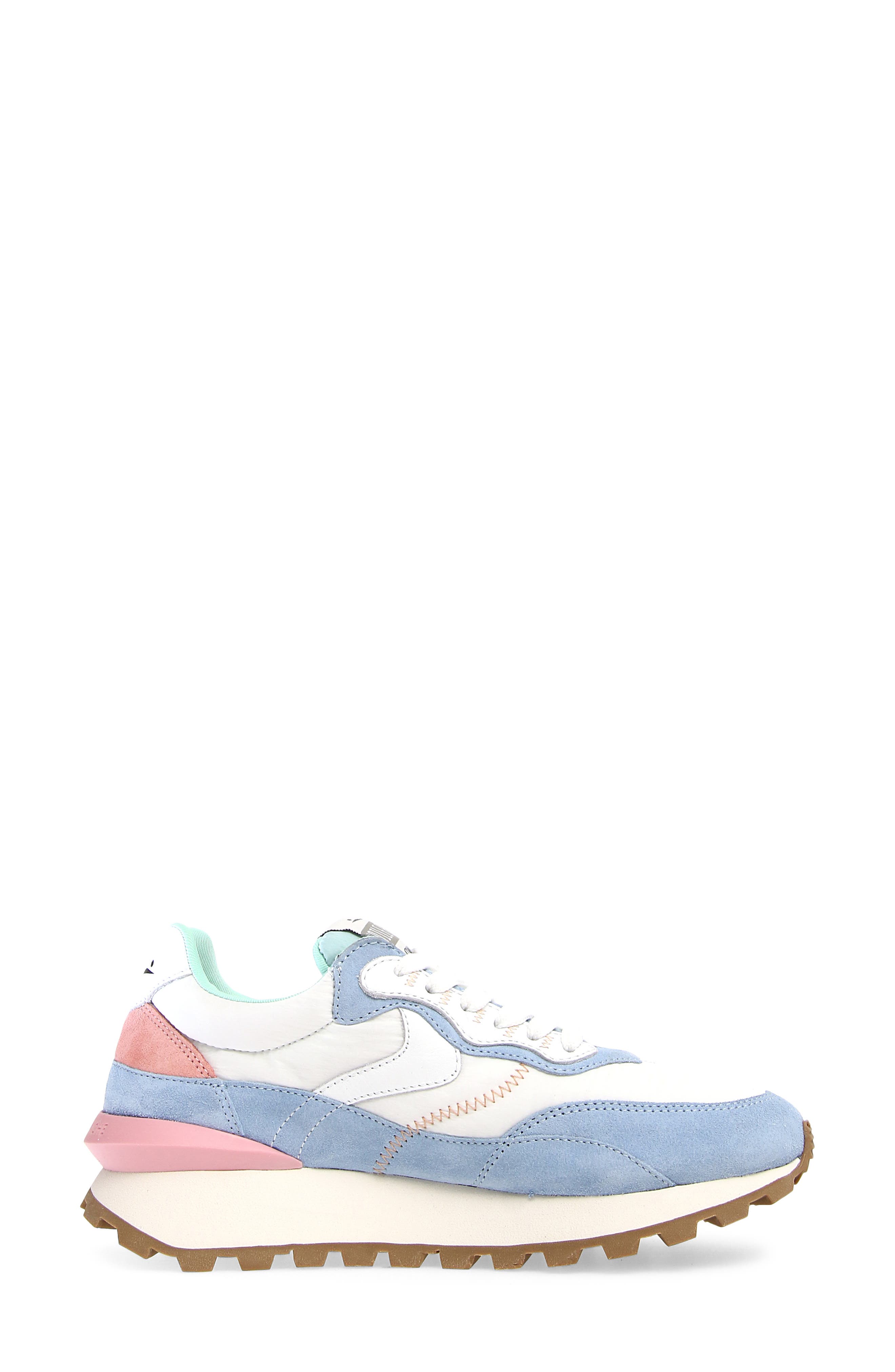 Voile Blanche Qwark Hype Sneaker, Alternate, color, Sky Blue White