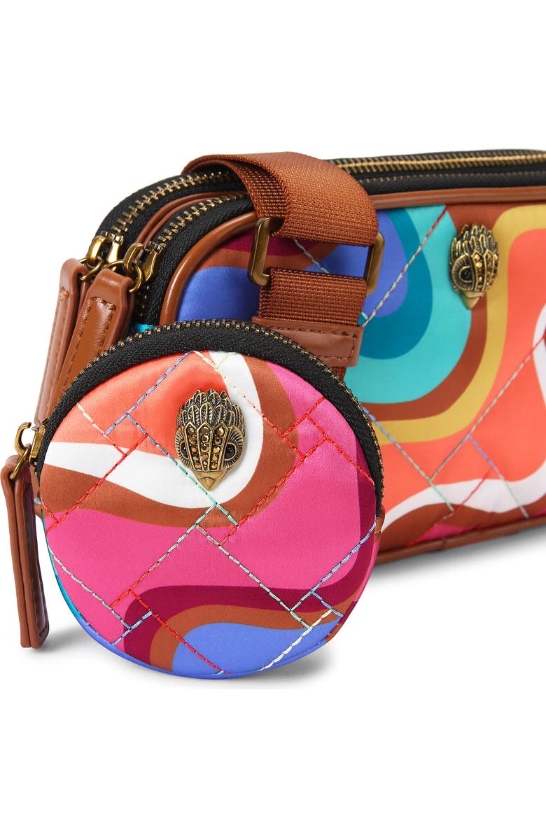 Kurt Geiger London Small Quilted Camera Crossbody Bag, Alternate, color,